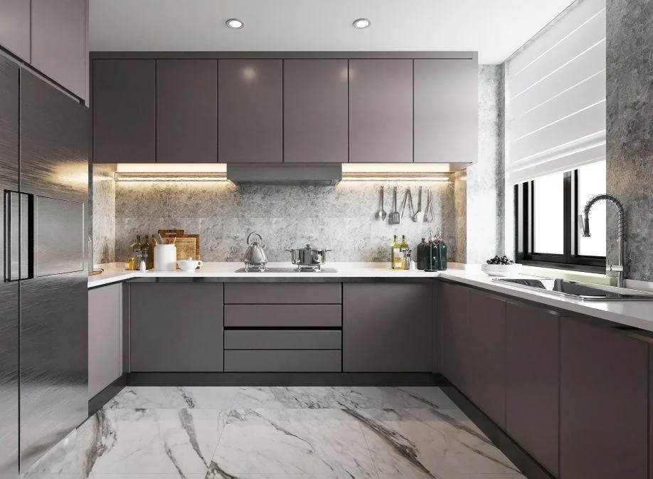 Graphite Contemporary Kitchen