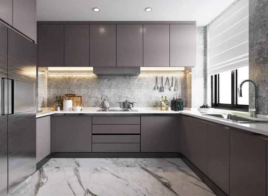 Handleless Contemporary Kitchen 8